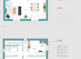 maison 80m² Courthezon