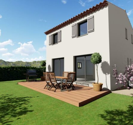 Projet de constrcution R+1 idéal primo-accédant - constrcuteur de maison - Villas la Provençale