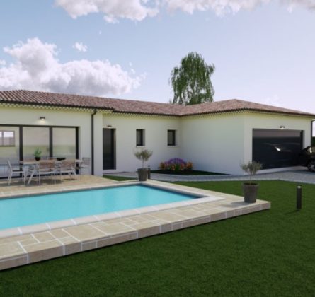 Maison belles prestations 4 chambres avec garage au Sud d’Orange - constrcuteur de maison - Villas la Provençale