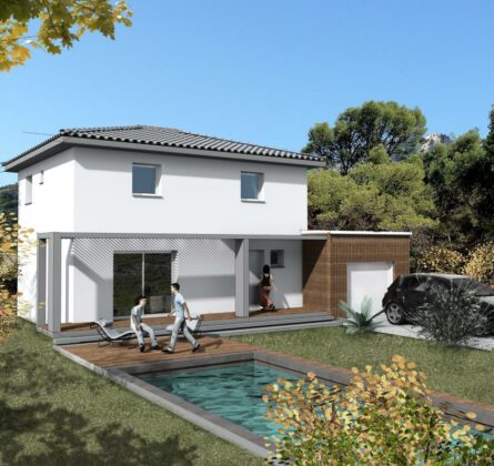 Maison de 90m² + terrain sur Saint-Etienne-du-Grès - constrcuteur de maison - Villas la Provençale