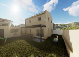 COTE JARDIN  SUPERBE MAISON NEUVE A SENAS