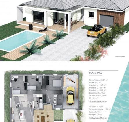 maison + terrain Velleron - constrcuteur de maison - Villas la Provençale