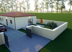 Plain pied sur-mesure avec 2 chambres