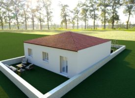 Maison neuve dans jolie village médiéval