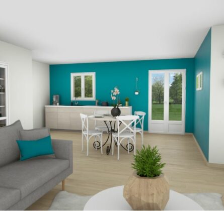 Maison de plain pied dans impasse sur belle parcelle - constrcuteur de maison - Villas la Provençale