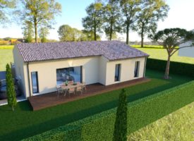 Maison style de plain pied avec isolation renforcée