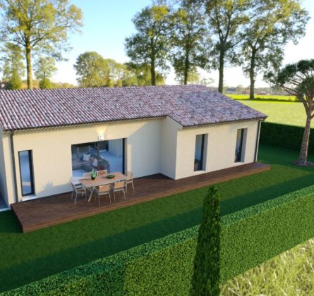 Maison style de plain pied avec isolation renforcée - constrcuteur de maison - Villas la Provençale