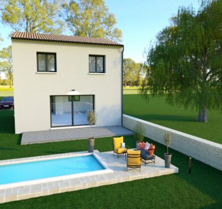 Maison à étage 3 chambres RE 2020 hors lotissement - constrcuteur de maison - Villas la Provençale