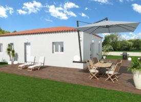 Maison de plain pied 3 chambres sur Courthezon