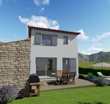 Terrain+Maison 80m2 + Annexes - constrcuteur de maison - Villas la Provençale