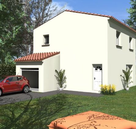 Maison étage 3 chambres avec garage intégré - constrcuteur de maison - Villas la Provençale