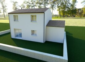 Jolie bastide 3 chambres sur terrain proche centre d’Orange