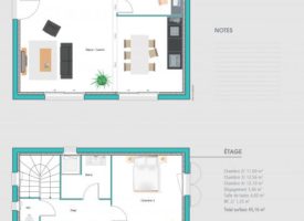 Maison etage 94m² Châteauneuf de Gadagne