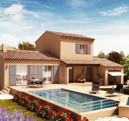 Projet de construction POURRIERES - constrcuteur de maison - Villas la Provençale