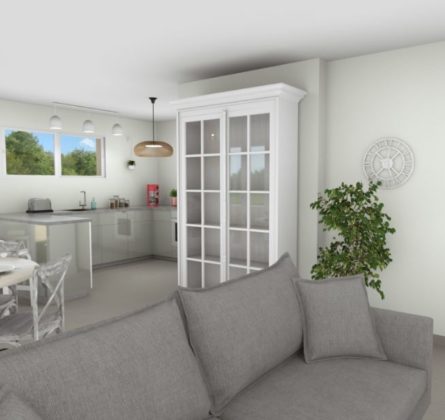 Plain pied sur mesure dans petit lotissement - constrcuteur de maison - Villas la Provençale