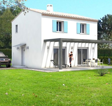 maison etage 64m² Cabriere d’Avignon - constrcuteur de maison - Villas la Provençale