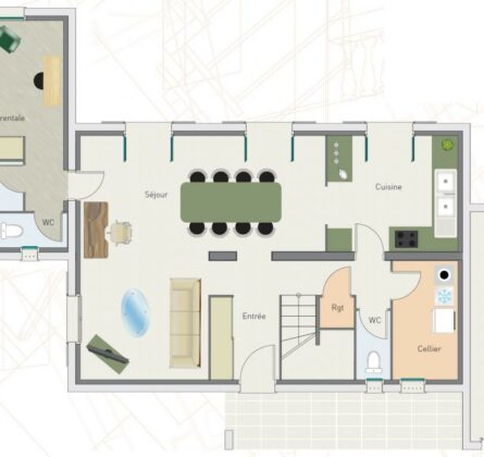 BASTIDE – 140m² Cavaillon - constrcuteur de maison - Villas la Provençale