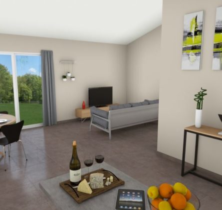 Maison à étage familiale et garage sur Courthézon - constrcuteur de maison - Villas la Provençale