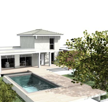 Maison d’architecte sur un terrain de 850m² - constrcuteur de maison - Villas la Provençale