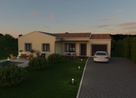 Maison de plain pied 3 chambres proche centre ville