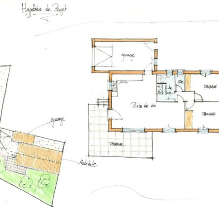 Coeur du village – Maison Plain-pied – 62m² - constrcuteur de maison - Villas la Provençale