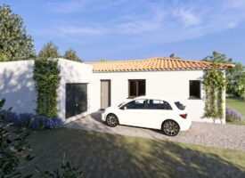 Maison contemporaine neuve plain pied sur grand parcelle Hors lotissement