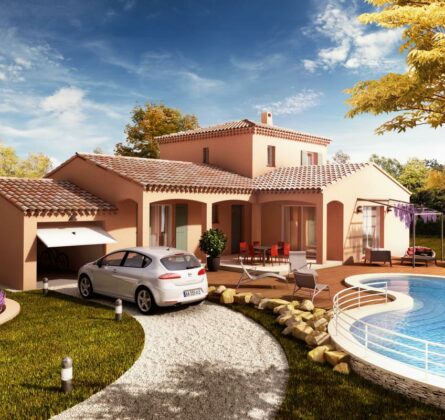 Au calme absolu au cœur du village de Septèmes Les vallons  cette belle maison de 158 M2 - constrcuteur de maison - Villas la Provençale