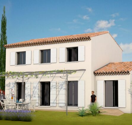 Au calme absolu au cœur du village de Septèmes Les vallons  cette belle maison de 158 M2 - constrcuteur de maison - Villas la Provençale