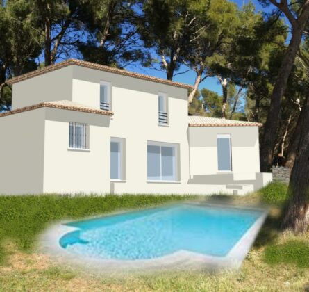 Au calme absolu au cœur du village de Septèmes Les vallons  cette belle maison de 158 M2 - constrcuteur de maison - Villas la Provençale