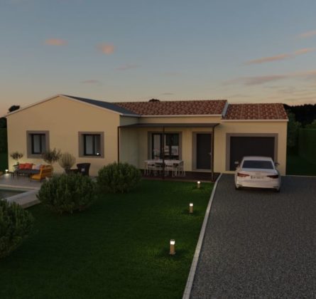 Maison de plain pied 3 chambres proche centre ville - constrcuteur de maison - Villas la Provençale
