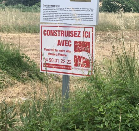 Terrain a bâtir sur la commune de Mazan - constrcuteur de maison - Villas la Provençale