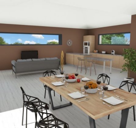 Maison à étage  avec garage intégré - constrcuteur de maison - Villas la Provençale