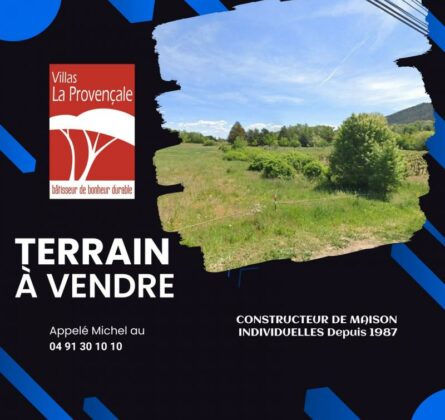 Terrain de 497 m² dans un lotissement à Brignoles - constrcuteur de maison - Villas la Provençale