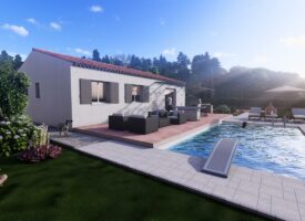 Terrain 550m² + Maison de plain-pied 90m²
