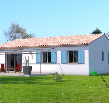 Centre de Lambesc, terrain avec permis de construire accordé - constrcuteur de maison - Villas la Provençale