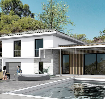 Sur la commune de Lambesc, parcelle de 384 m² - constrcuteur de maison - Villas la Provençale