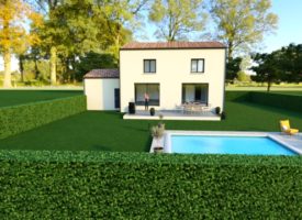 Bastide de 3 chambres avec garage accolé hors lotissement