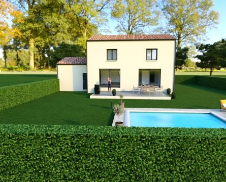 Bastide de 3 chambres avec garage accolé hors lotissement - constrcuteur de maison - Villas la Provençale