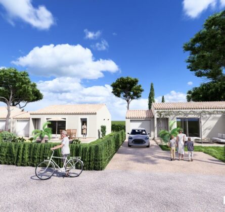 Maison plain-pied avec terrasse et jardin - constrcuteur de maison - Villas la Provençale