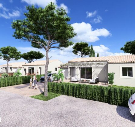 Maison plain-pied avec terrasse et jardin - constrcuteur de maison - Villas la Provençale