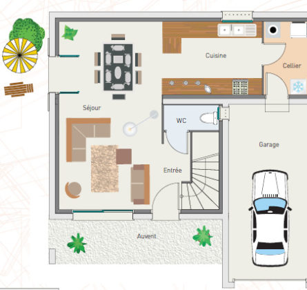 terrain + maison de 88m² a Robion - constrcuteur de maison - Villas la Provençale