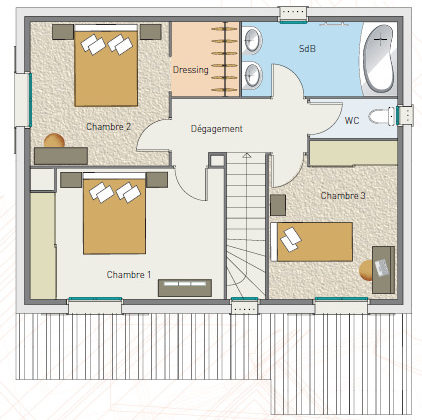 terrain + maison de 88m² a Robion - constrcuteur de maison - Villas la Provençale