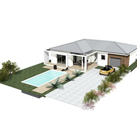 Maison moderne 90m² + Garage 23m² sur Terrain de 555m² - constrcuteur de maison - Villas la Provençale