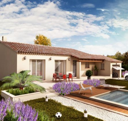 Maison de 88m² + terrain sur FONTVIEILLE - constrcuteur de maison - Villas la Provençale