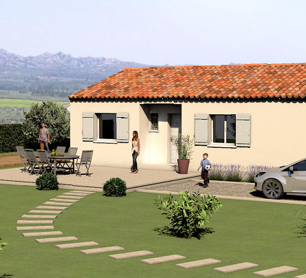 Villa a bâtir sur St-Etienne-du-grés - constrcuteur de maison - Villas la Provençale