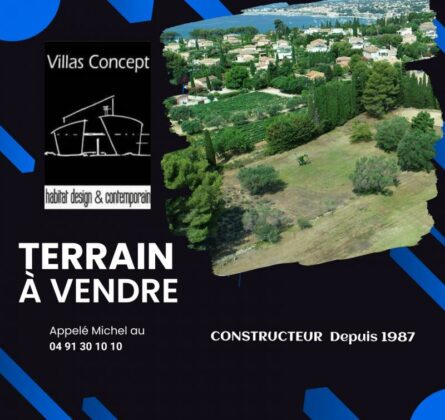 Terrain d’Exception à Sanary-sur-Mer - constrcuteur de maison - Villas la Provençale