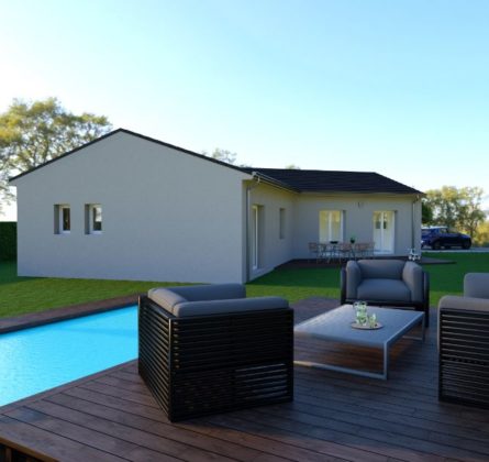Plain pied 3 chambres dans cadre résidentiel - constrcuteur de maison - Villas la Provençale