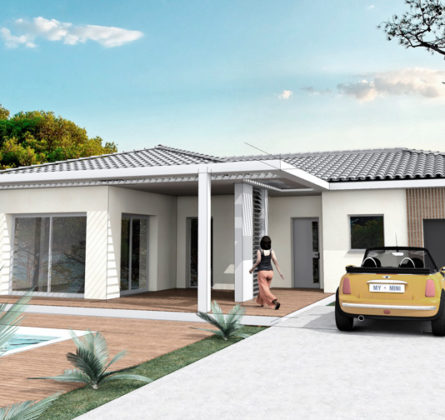 MAGNIFIQUE MAISON DE PLAIN PIED 90 M² A MIRAMAS SUR UN TERRAIN DE 602 M² - constrcuteur de maison - Villas la Provençale