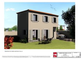 TERRAIN + MAISON CHATEAUNEUF LES MARTIGUES