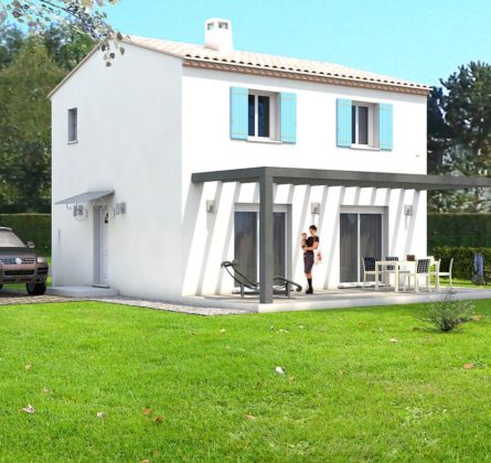 À découvrir sans attendre ! Maison neuve de 80m² + terrain de 409m² - constrcuteur de maison - Villas la Provençale